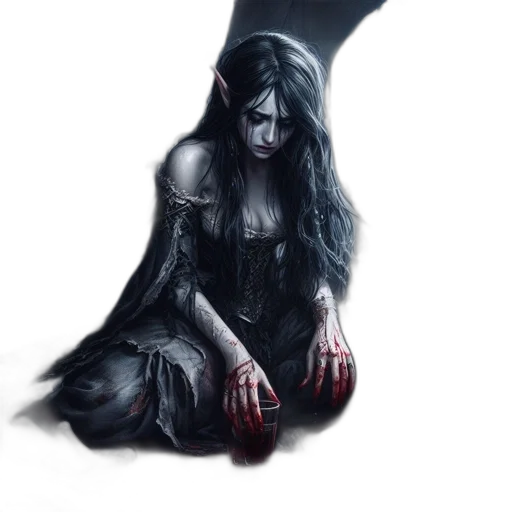 dress, creature, mask, fantasy art, concept art, comic book art, photorealistic, dark transparent PNG cut-out