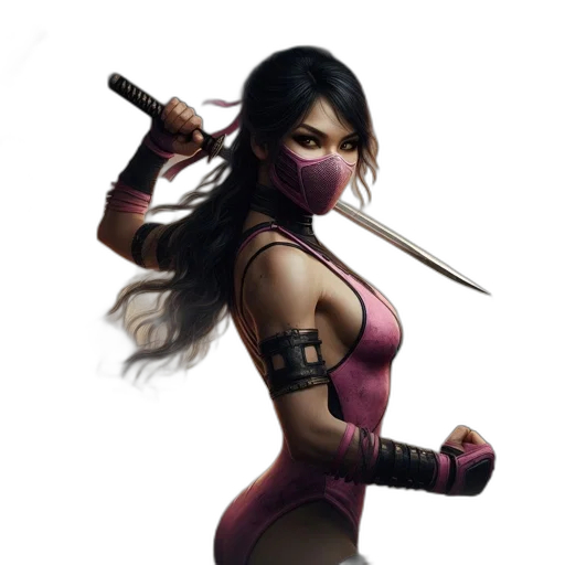 weapon, sword, staff, fantasy art, concept art, comic book art, pixel art, female transparent PNG cut-out