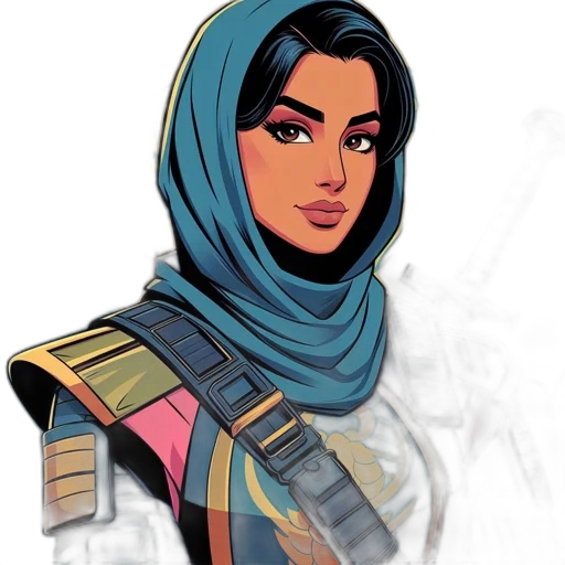 comic book art, concept art, fantasy art, cartoon, outer space, colorful, pastel, golden transparent PNG cut-out