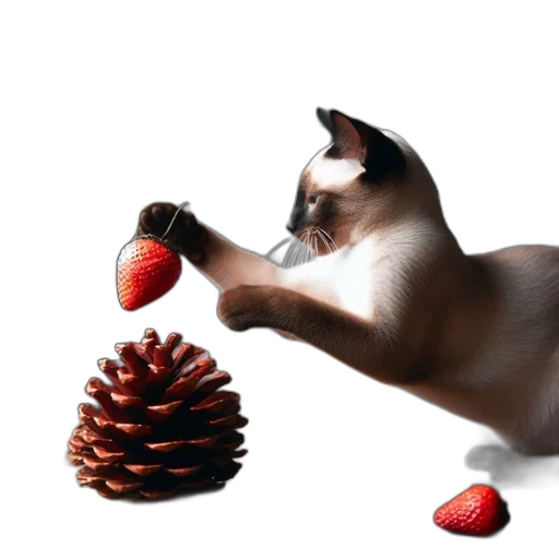 food, animal, staff, creature, photorealistic, 3d render, concept art, oil painting transparent PNG cut-out