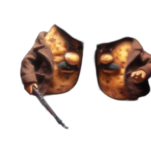 mask, staff, face, weapon, concept art, 3d render, photorealistic, fantasy art transparent PNG cut-out