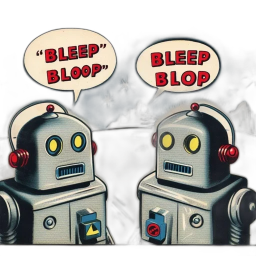 robot, concept art, comic book art, two, identical, characters, large, yellow transparent PNG cut-out