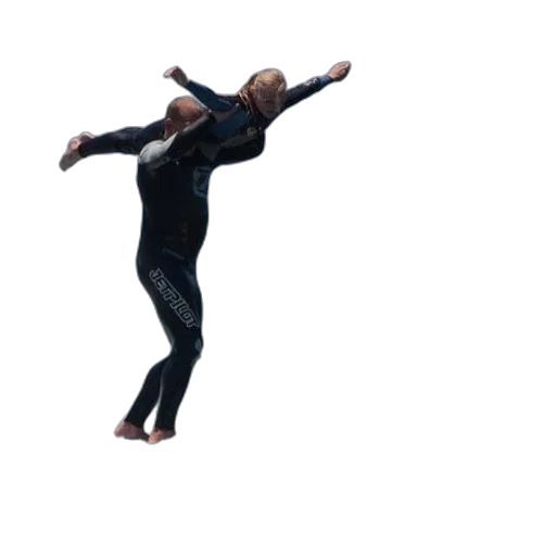 jacket, staff, creature, 3d render, concept art, man, child, wetsuits transparent PNG cut-out