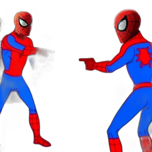 mask, concept art, 3d render, comic book art, photorealistic, two, animated, characters transparent PNG cut-out