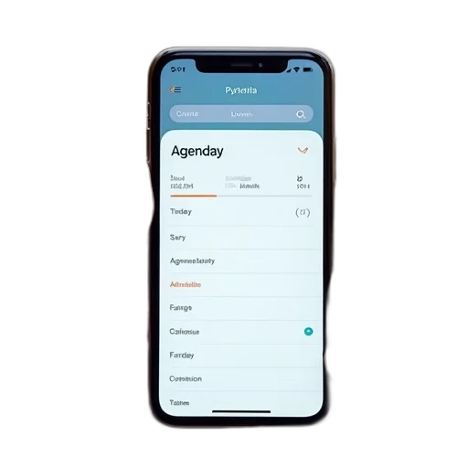 screen, shot, smartphone, showing transparent PNG cut-out