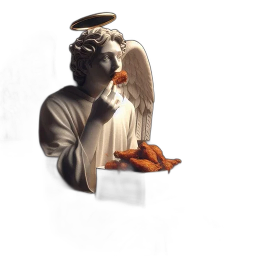 staff, mask, 3d render, photorealistic, concept art, angelic, figure, complete transparent PNG cut-out