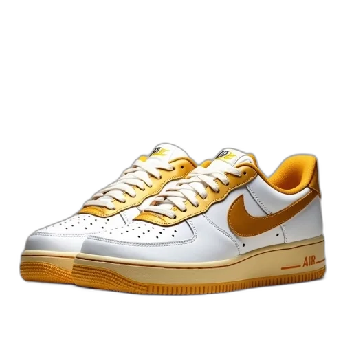 shoes, 3d render, golden, men transparent PNG cut-out