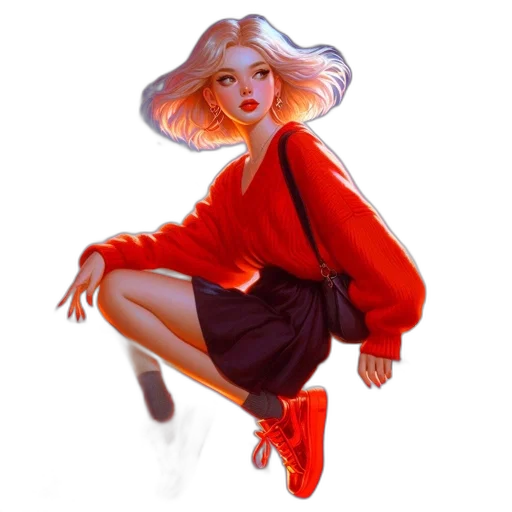 dress, hat, shoes, jacket, concept art, photorealistic, fantasy art, 3d render transparent PNG cut-out
