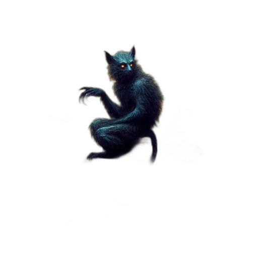 animal, creature, staff, dragon, pixel art, concept art, photorealistic, oil painting transparent PNG cut-out