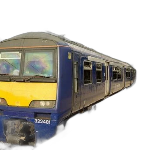 car, weapon, photorealistic, 3d render, concept art, blue, yellow, train transparent PNG cut-out
