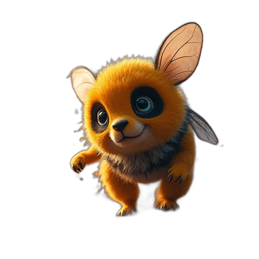 animal, creature, staff, concept art, 3d render, fantasy art, photorealistic, new transparent PNG cut-out