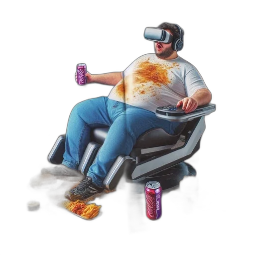 robot, cyberpunk, concept art, vaporwave, 3d render, advertisement, presents, man transparent PNG cut-out