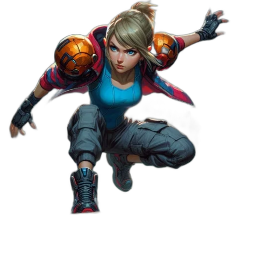 weapon, jacket, face, concept art, fantasy art, comic book art, 3d render, young transparent PNG cut-out