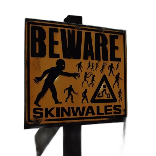 mask, dense, forest, warning, sign, displayed, featuring, wording transparent PNG cut-out