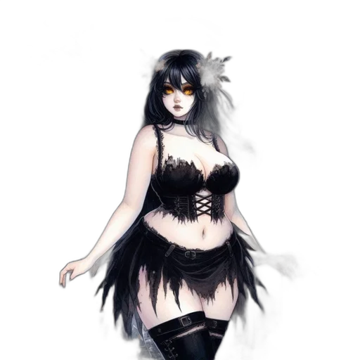 dress, creature, mask, staff, concept art, fantasy art, pixel art, watercolor transparent PNG cut-out
