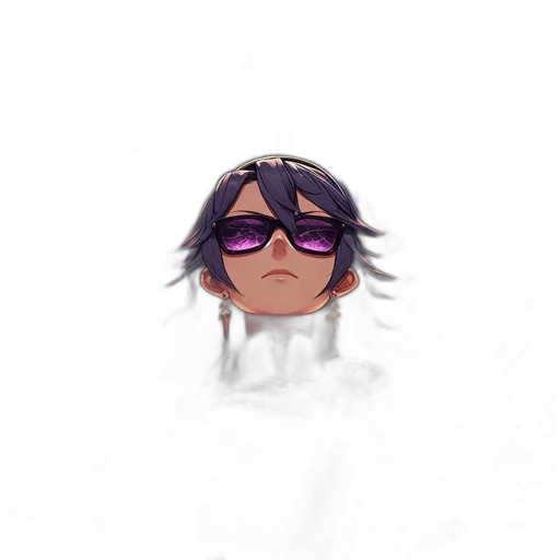 mask, creature, staff, face, concept art, watercolor, pixel art, anime transparent PNG cut-out