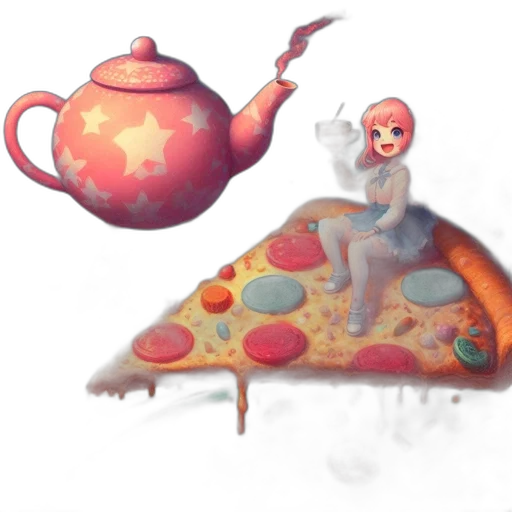 food, umbrella, dress, concept art, fantasy art, watercolor, 3d render, outer space transparent PNG cut-out