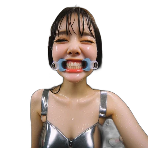 mask, robot, face, jewelry, 3d render, photorealistic, vaporwave, cyberpunk transparent PNG cut-out
