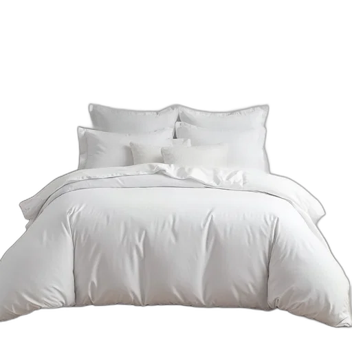 furniture, 3d render, photorealistic, monochrome, comforter, set, size, twin transparent PNG cut-out