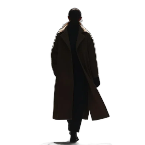 jacket, staff, face, weapon transparent PNG cut-out