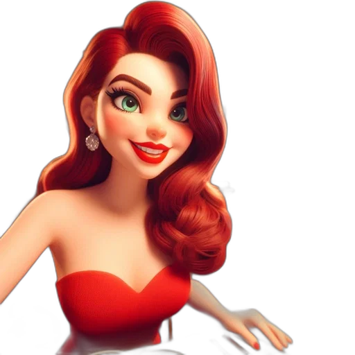 dress, cartoon, 3d render, photorealistic, concept art, animated, character, bright transparent PNG cut-out