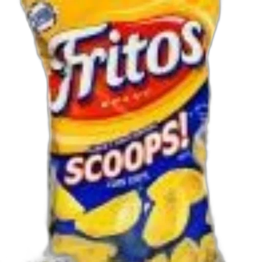 food, weapon, bag, fritos, scoops, corn, chips, vibrant transparent PNG cut-out