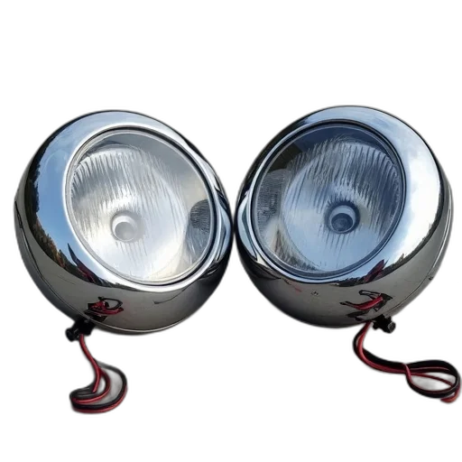 3d render, two, identical, silver, car, headlights, placed, side transparent PNG cut-out