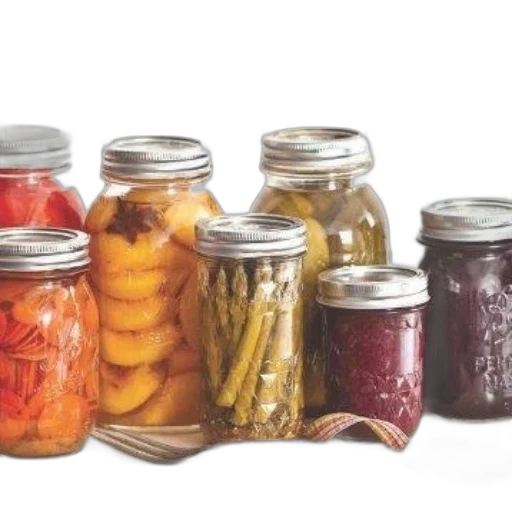 food, cover, jars, preserving, small, batches, year-round, marissa transparent PNG cut-out