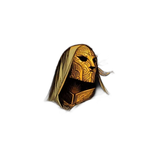 mask, jewelry, face, crown, concept art, fantasy art, pixel art, comic book art transparent PNG cut-out
