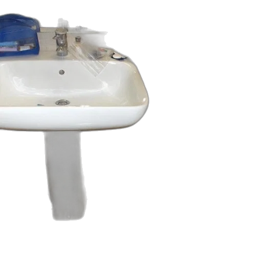 robot, furniture, 3d render, bathroom, white, sink, toilet, trash transparent PNG cut-out