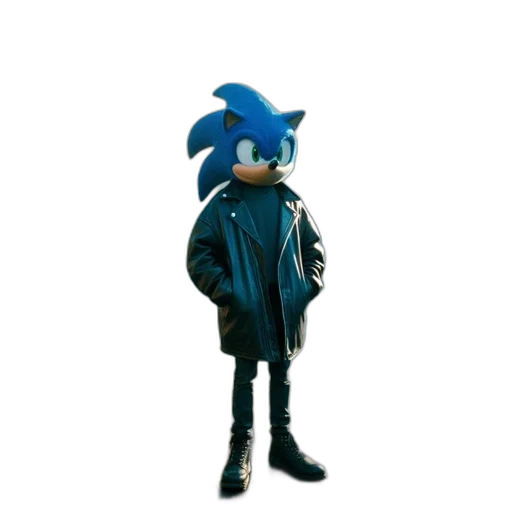 jacket, creature, animal, staff, concept art, 3d render, pixel art, cyberpunk transparent PNG cut-out