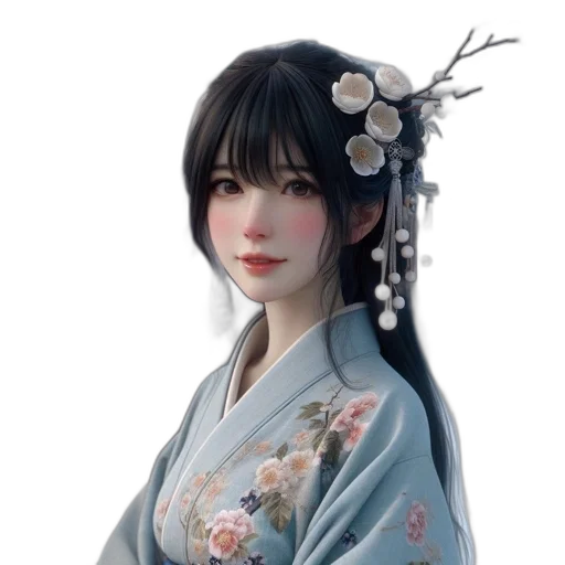 staff, face, dress, fantasy art, photorealistic, concept art, 3d render, monochrome transparent PNG cut-out