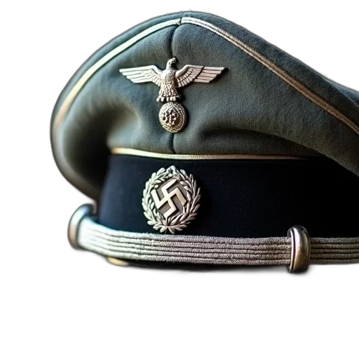 hat, crown, staff, weapon, 3d render, photorealistic, close-up, military-style transparent PNG cut-out