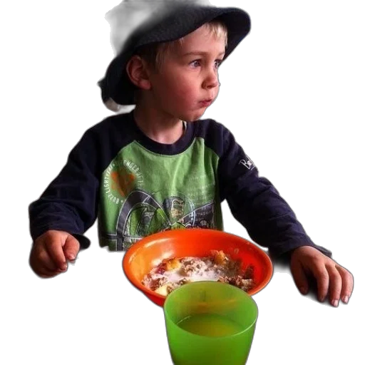 hat, food, face, 3d render transparent PNG cut-out