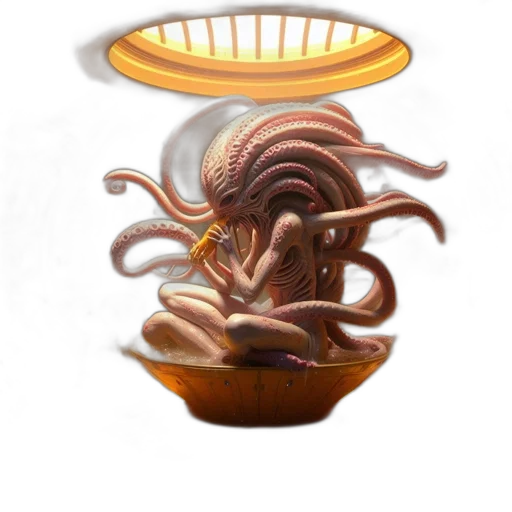 food, creature, jewelry, staff, concept art, 3d render, fantasy art, photorealistic transparent PNG cut-out