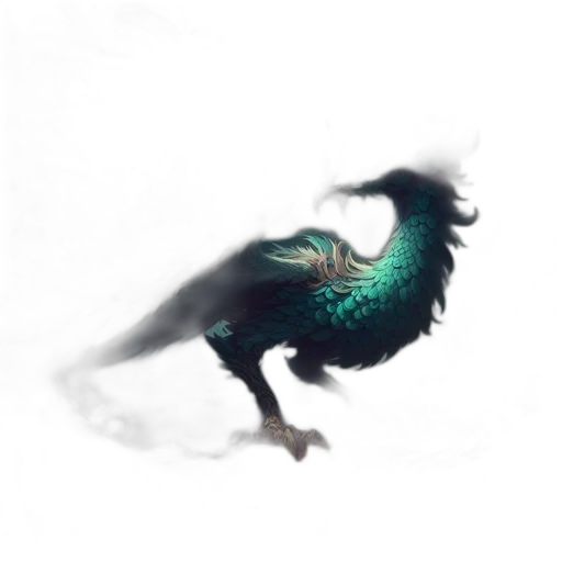 dragon, creature, animal, staff, concept art, fantasy art, photorealistic, pixel art transparent PNG cut-out