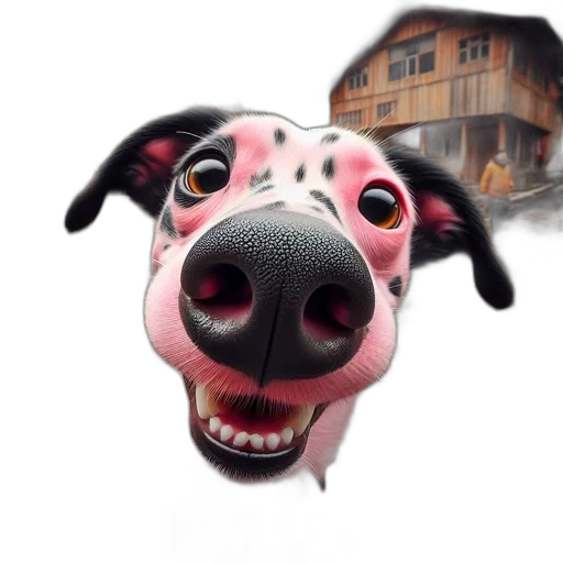 mask, animal, face, creature, 3d render, photorealistic, concept art, watercolor transparent PNG cut-out