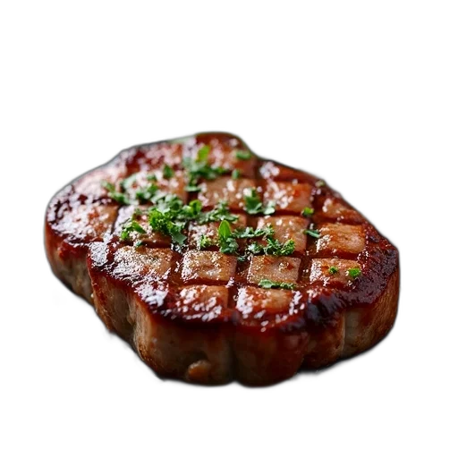 food, jacket, animal, crown, 3d render, photorealistic, two, rib transparent PNG cut-out
