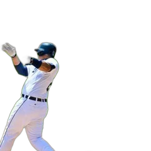 weapon, baseball, player, white, uniform, swinging, pitch, catcher transparent PNG cut-out