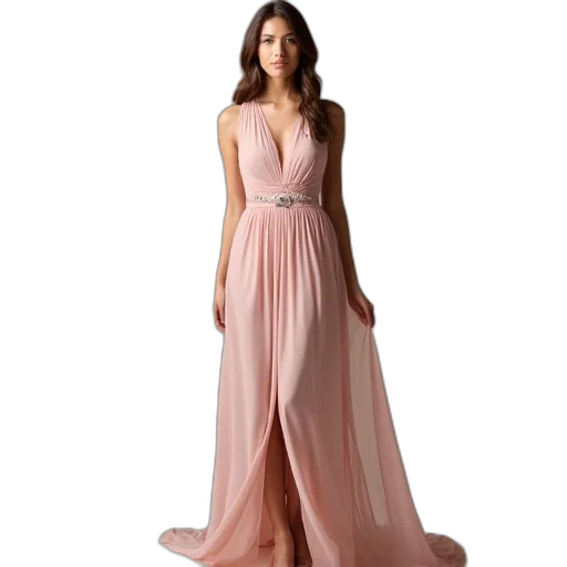 dress, pastel, earth tones, donnadora transparent PNG cut-out