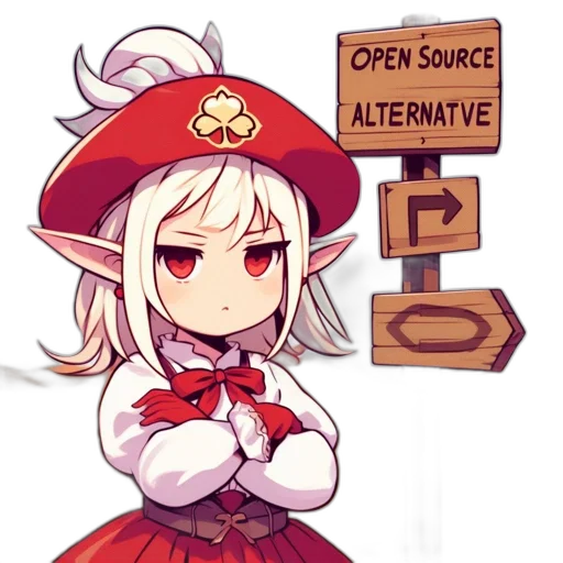 staff, robot, hat, food, pixel art, anime, concept art, cartoon transparent PNG cut-out