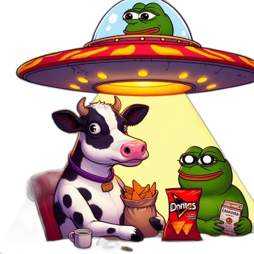 hat, food, umbrella, animal, concept art, pixel art, outer space, cow transparent PNG cut-out