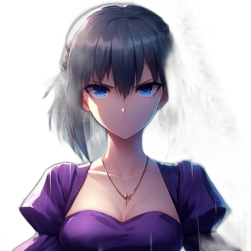 dress, face, crown, robot, anime, fantasy art, pixel art, concept art transparent PNG cut-out
