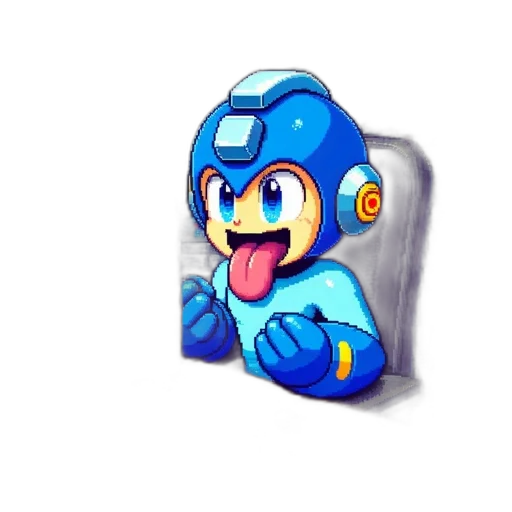 robot, face, creature, animal, concept art, 3d render, pixel art, comic book art transparent PNG cut-out
