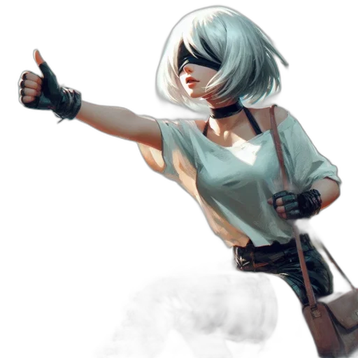 weapon, staff, sword, robot, concept art, fantasy art, comic book art, anime transparent PNG cut-out
