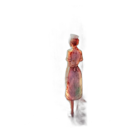 dress, robot, jewelry, staff, concept art, 3d render, pixel art, watercolor transparent PNG cut-out