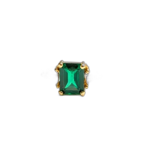 jewelry, crown, 3d render, green, gold, ring, diamond, gemstone transparent PNG cut-out