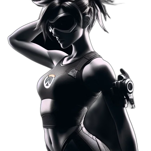 mask, robot, face, staff, comic book art, concept art, cyberpunk, cartoon transparent PNG cut-out