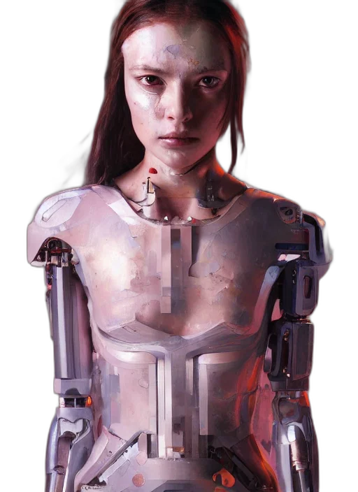 robot, weapon, dress, face transparent PNG cut-out