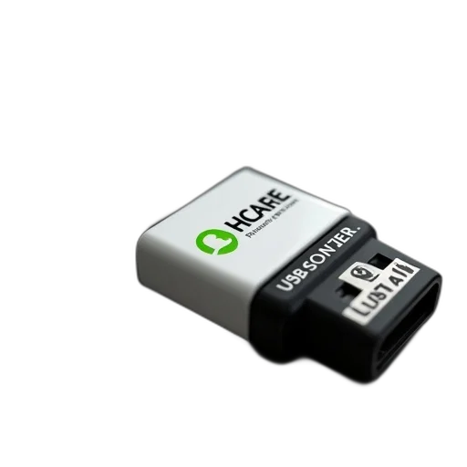 3d render, black, white, usb, flash, drive, cap, plugged transparent PNG cut-out